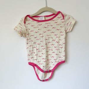 Vintage Chikitoe Strawberry Cream Onesie Undershirt Size 12 M
